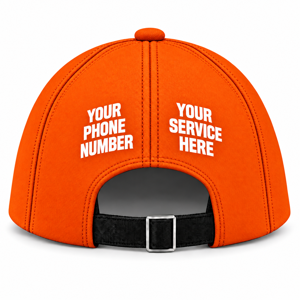 PWBS0007 personalized cap back product mockup