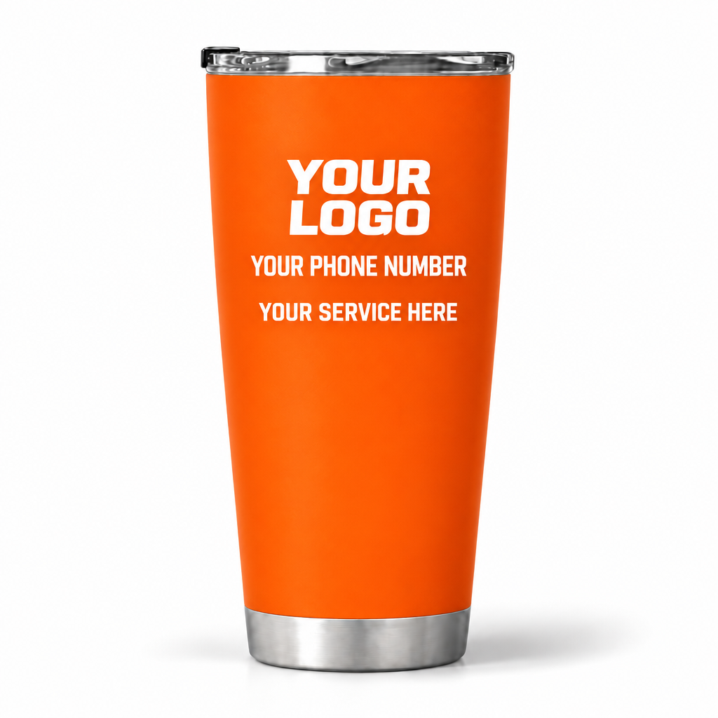 PWBS0007 personalized tumbler 20oz back product mockup