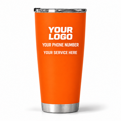 PWBS0007 personalized tumbler 20oz back product mockup