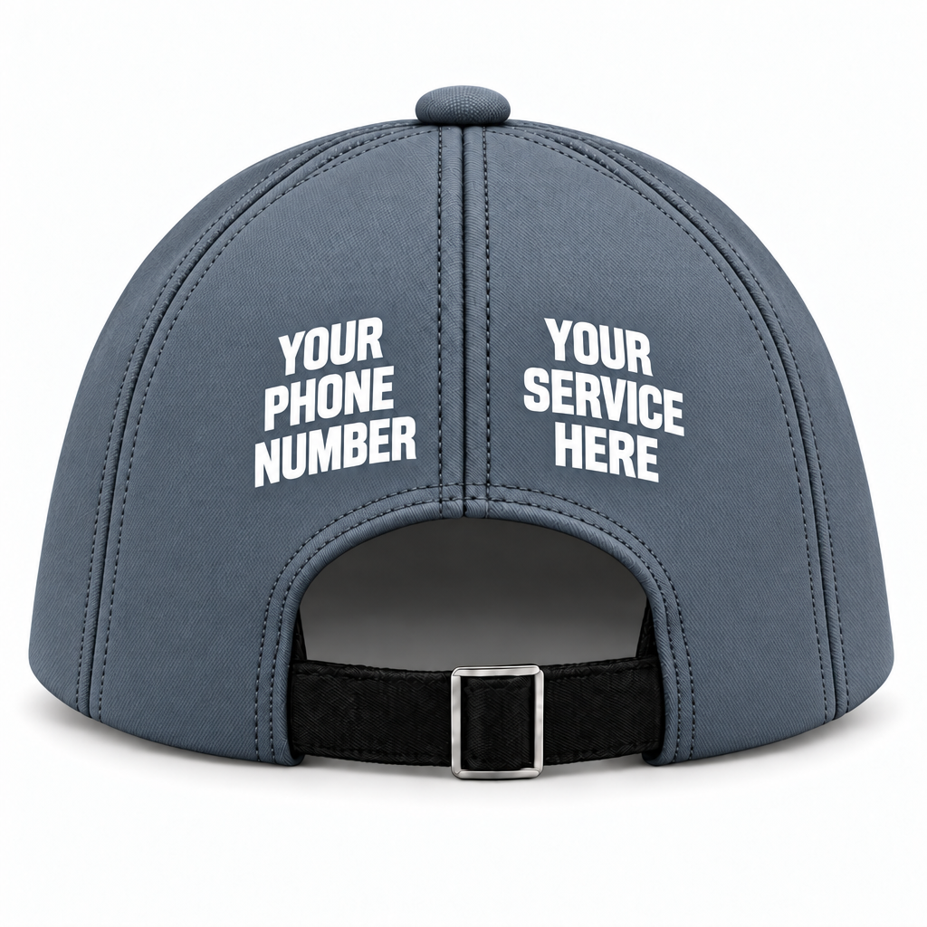 PWBS0009 personalized cap back product mockup
