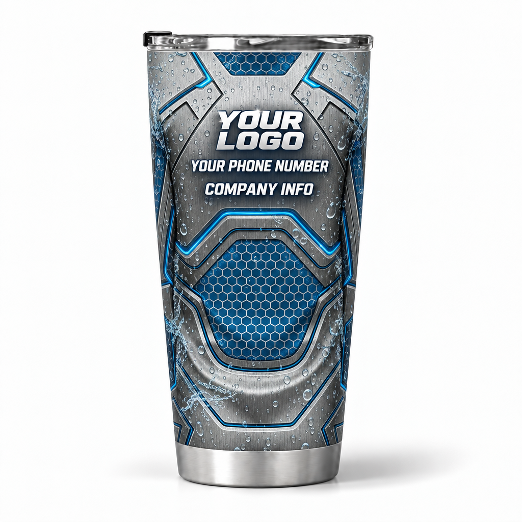 PWHG0001 personalized tumbler 20oz back product mockup