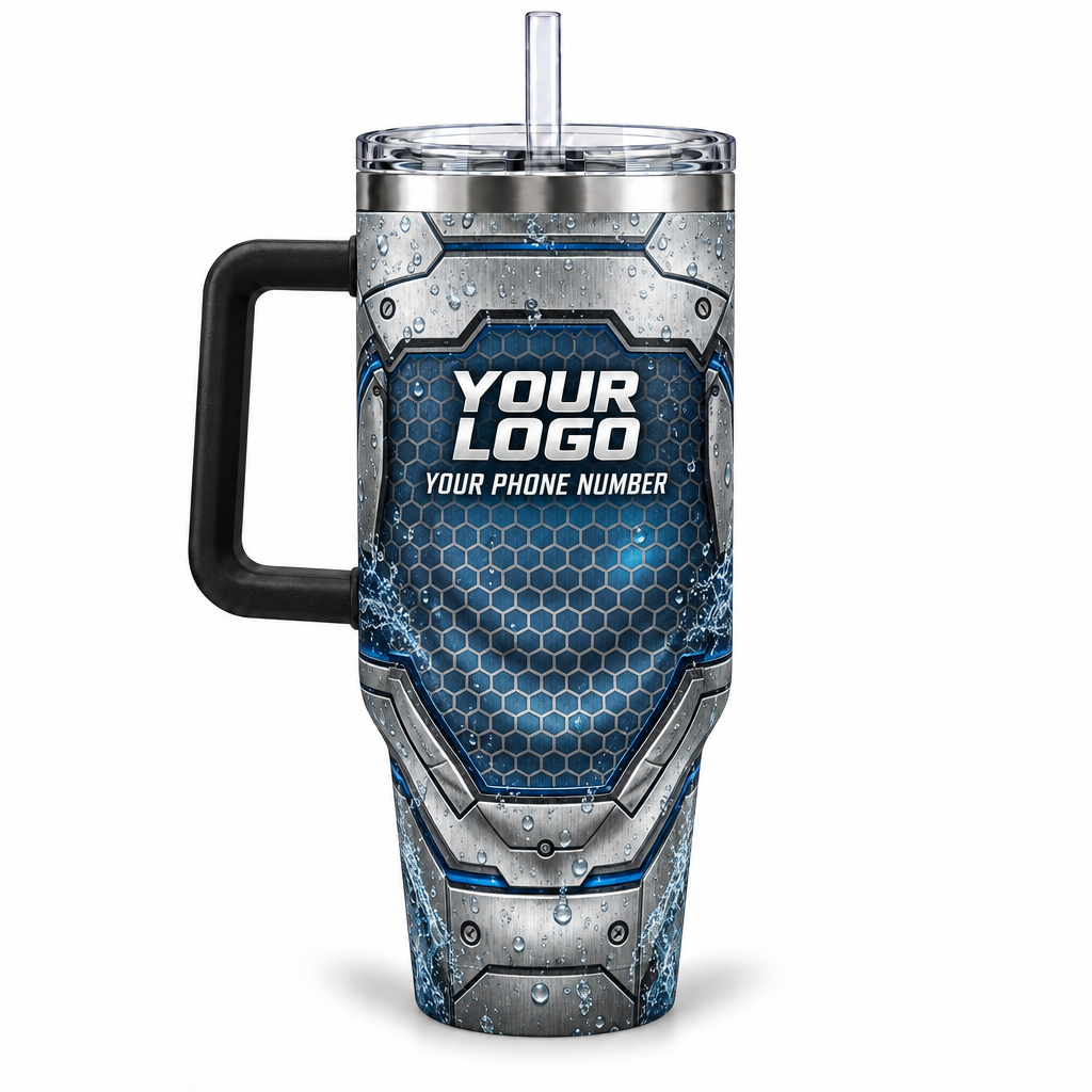 PWHG0003 personalized tumbler 40oz back product mockup