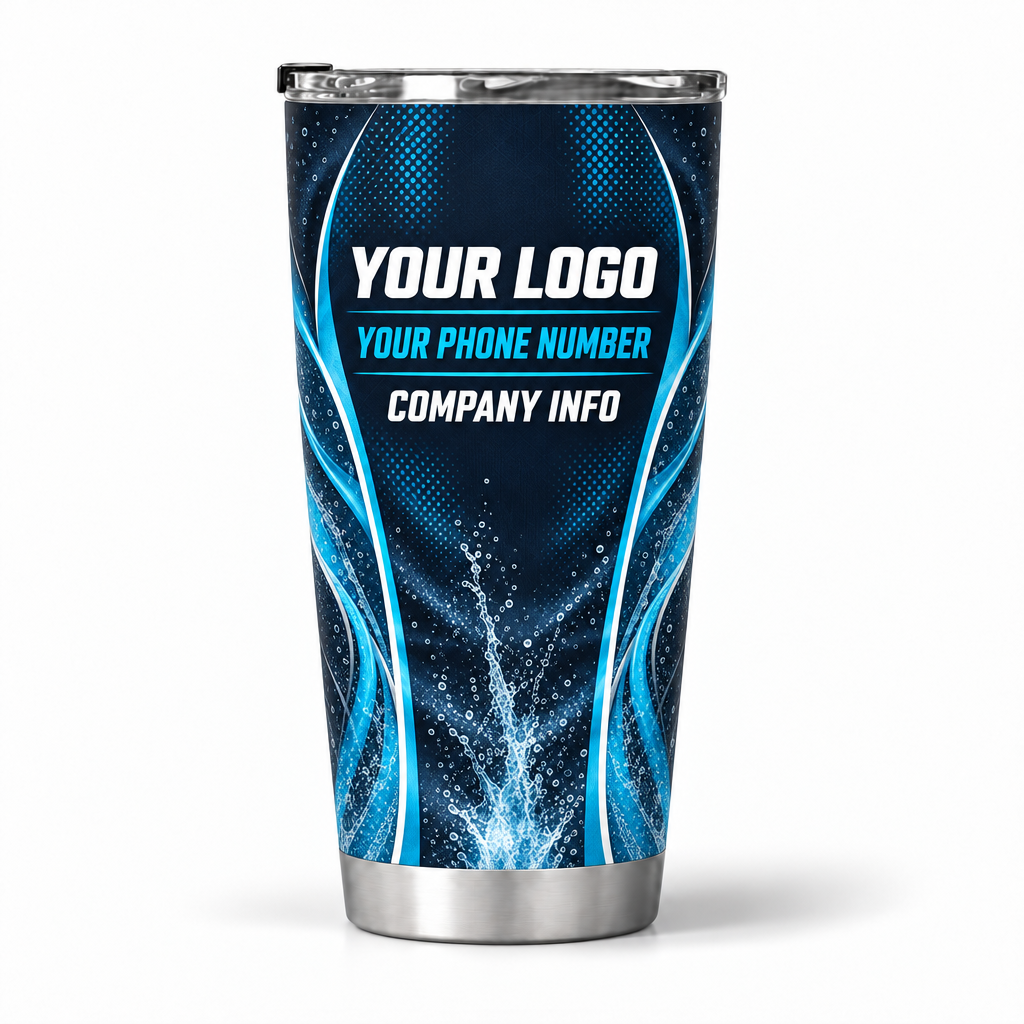 PWJSC0001 personalized tumbler 20oz back product mockup