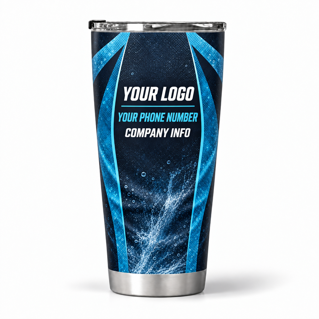 PWJSC0002 personalized tumbler 20oz back product mockup