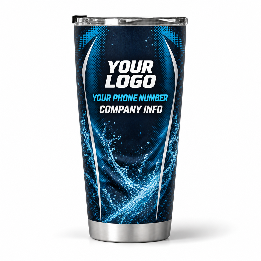 PWJSC0004 personalized tumbler 20oz back product mockup
