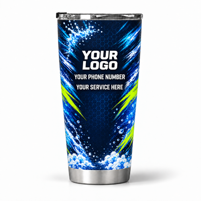 PWN001 personalized tumbler 20oz back product mockup