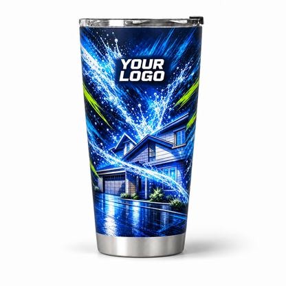 PWN001 personalized tumbler 20oz front product mockup