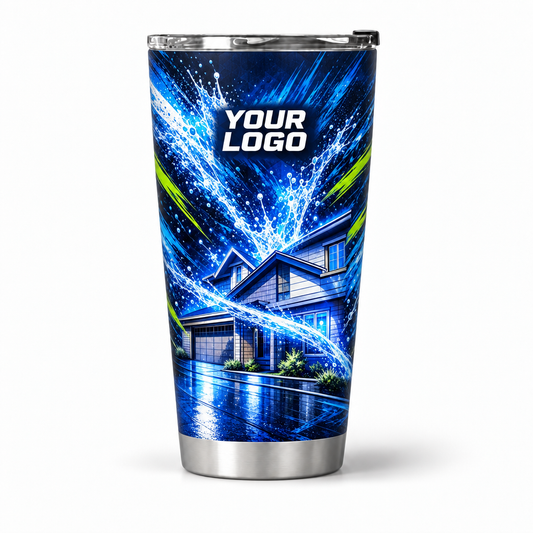 PWN001 personalized tumbler 20oz front product mockup