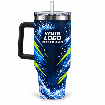 PWN001 personalized tumbler 40oz back product mockup