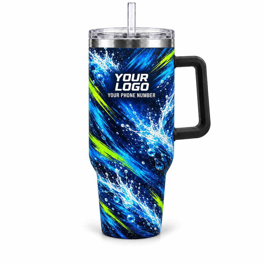 PWN001 personalized tumbler 40oz front product mockup