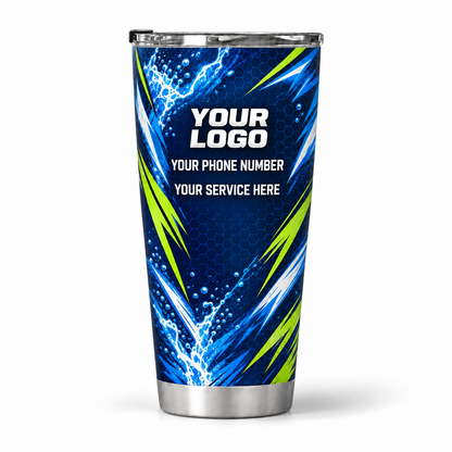 PWN003 personalized tumbler 20oz back product mockup