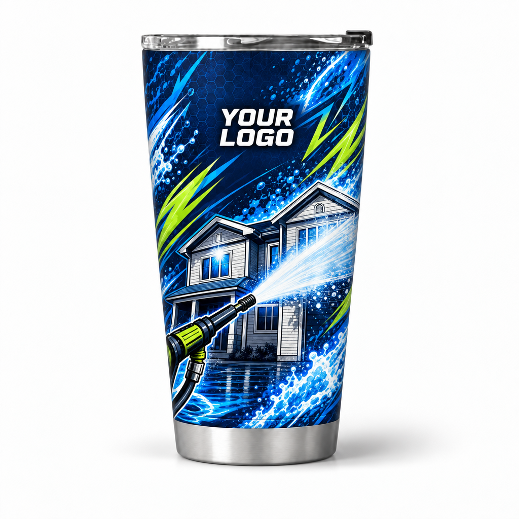 PWN003 personalized tumbler 20oz front product mockup