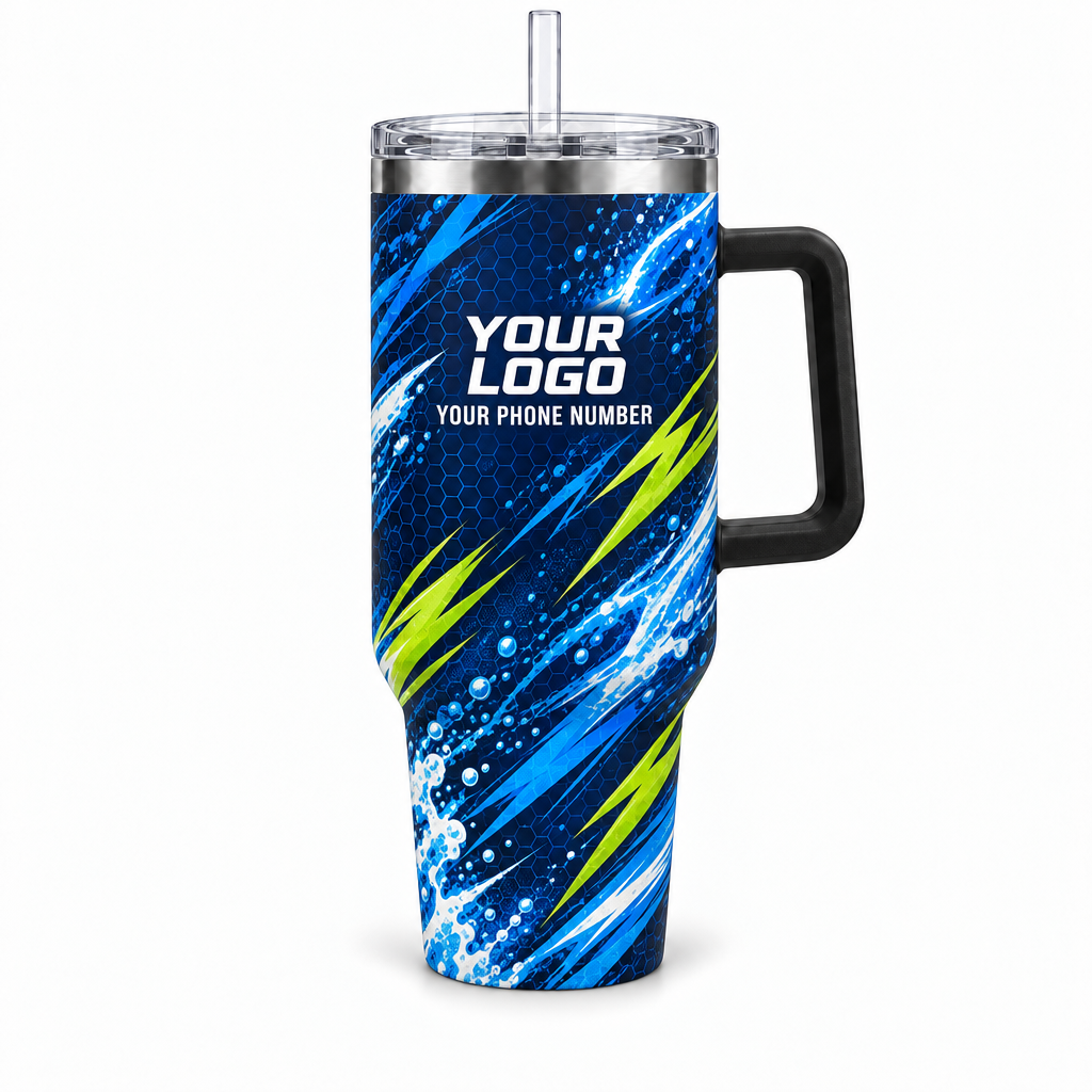 PWN003 personalized tumbler 40oz front product mockup