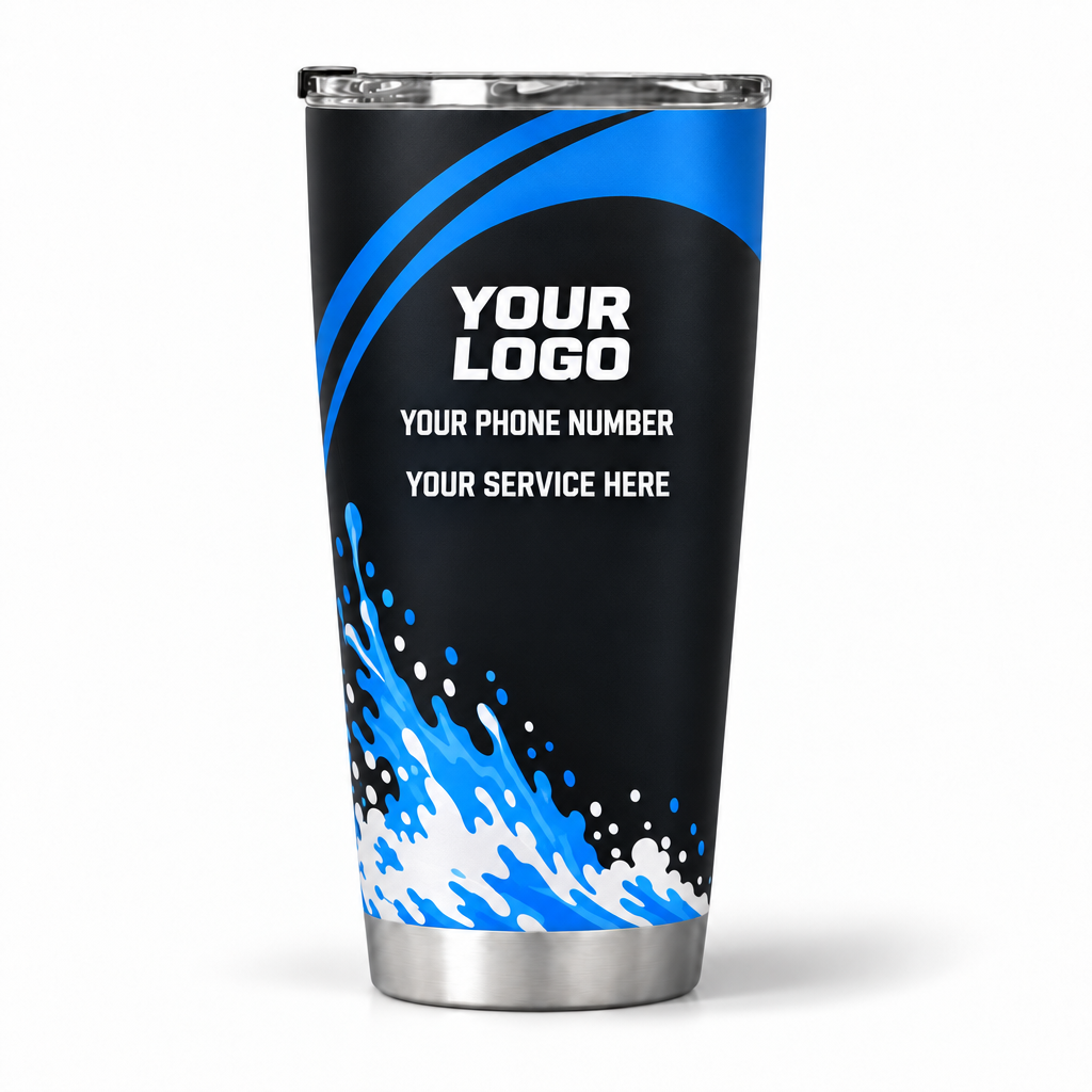 PWN004 personalized tumbler 20oz back product mockup