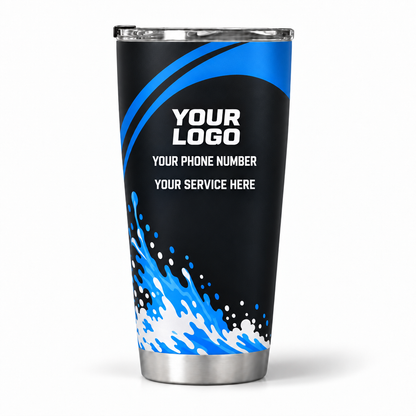 PWN004 personalized tumbler 20oz back product mockup