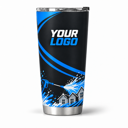 PWN004 personalized tumbler 20oz front product mockup