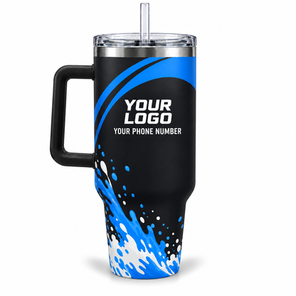 PWN004 personalized tumbler 40oz back product mockup