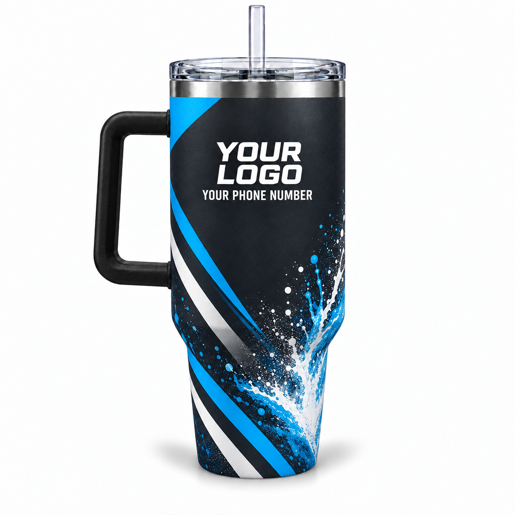 PWN005 personalized tumbler 40oz back product mockup