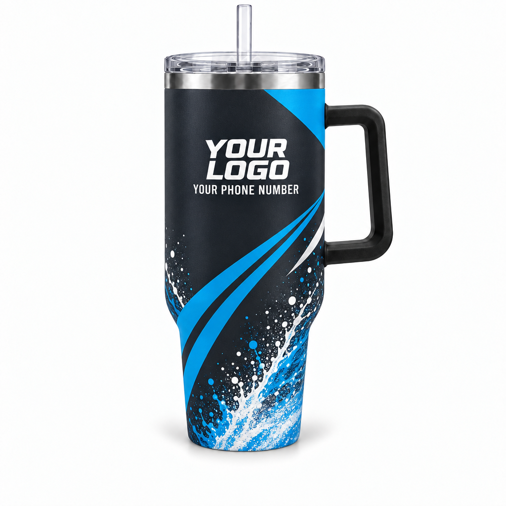 PWN005 personalized tumbler 40oz front product mockup