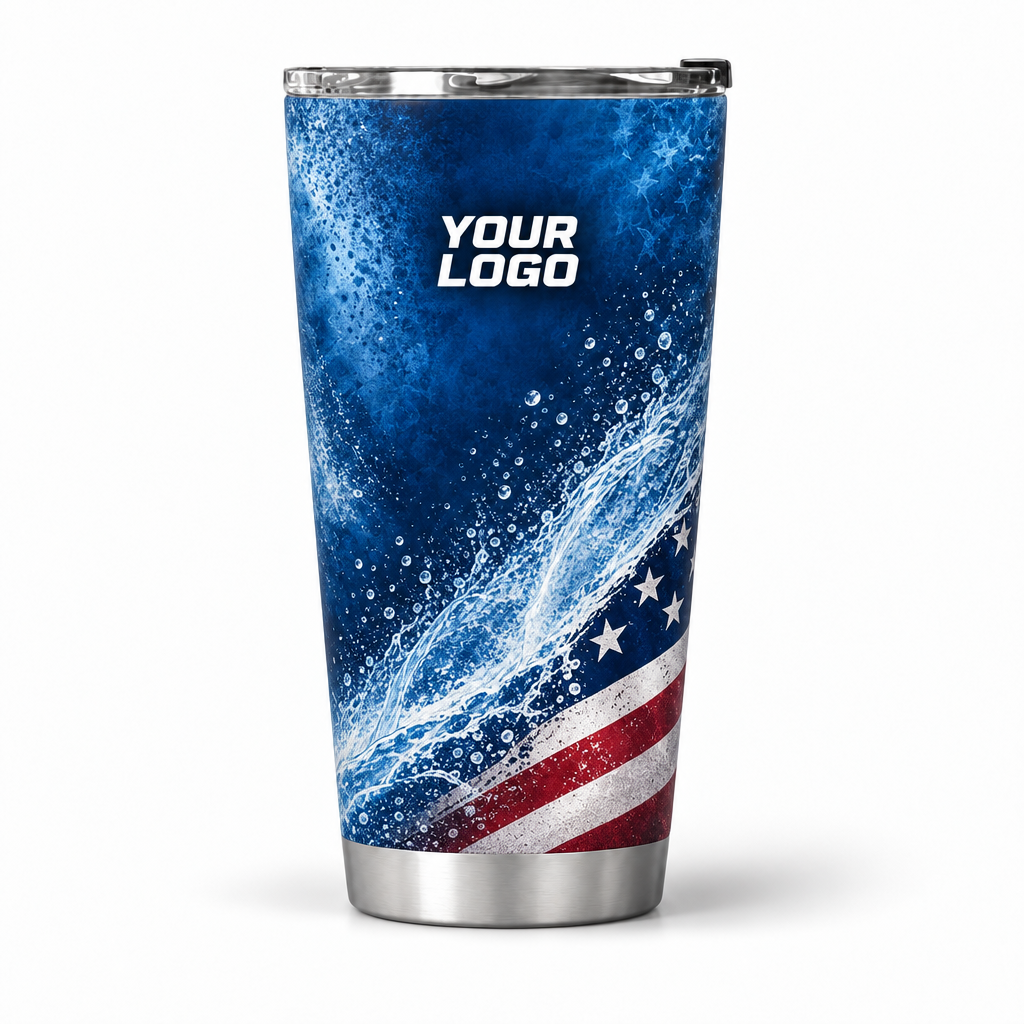 PWN006 personalized tumbler 20oz front product mockup