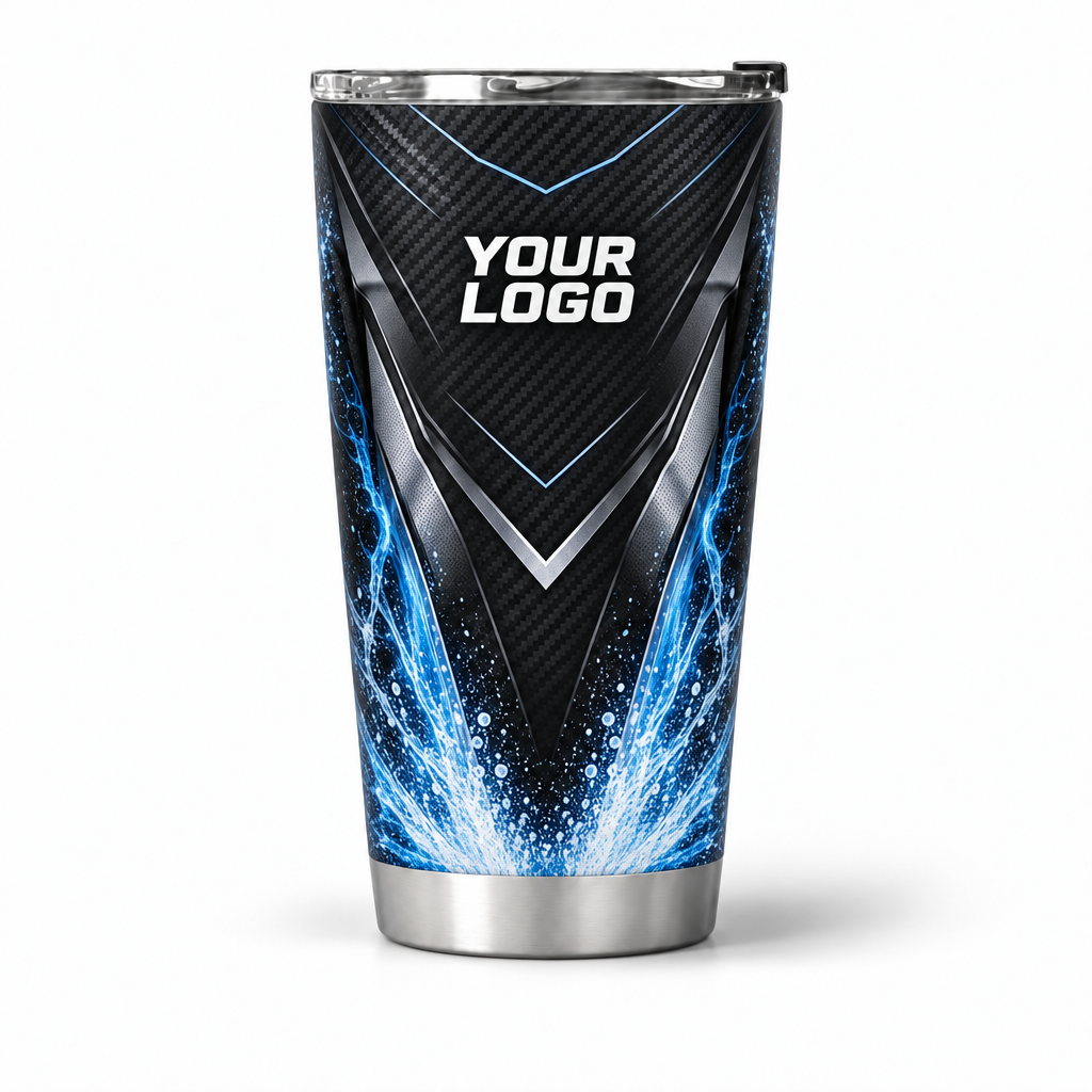 PWN007 personalized tumbler 20oz front product mockup