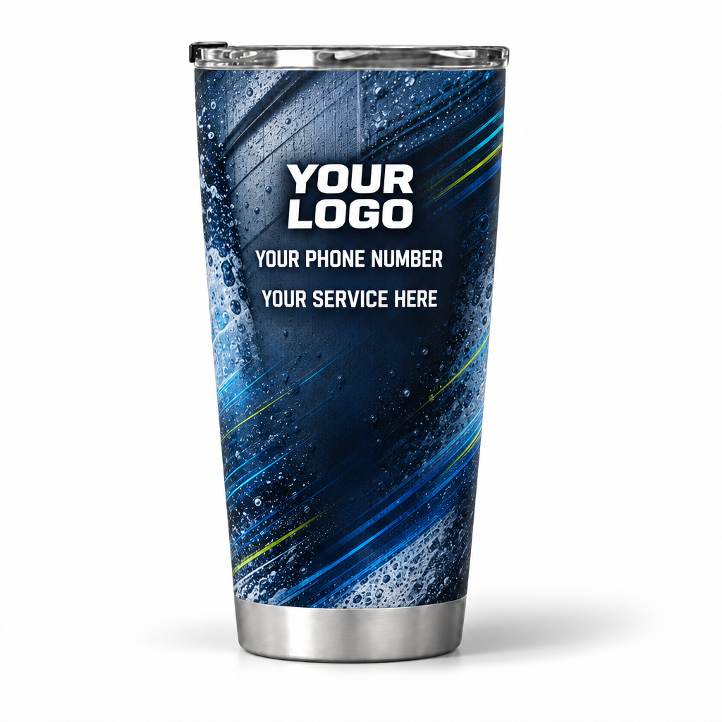 PWN009 personalized tumbler 20oz back product mockup