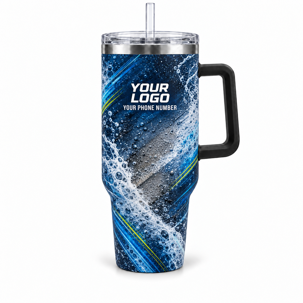 PWN009 personalized tumbler 40oz front product mockup