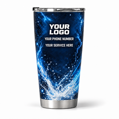 PWN010 personalized tumbler 20oz back product mockup