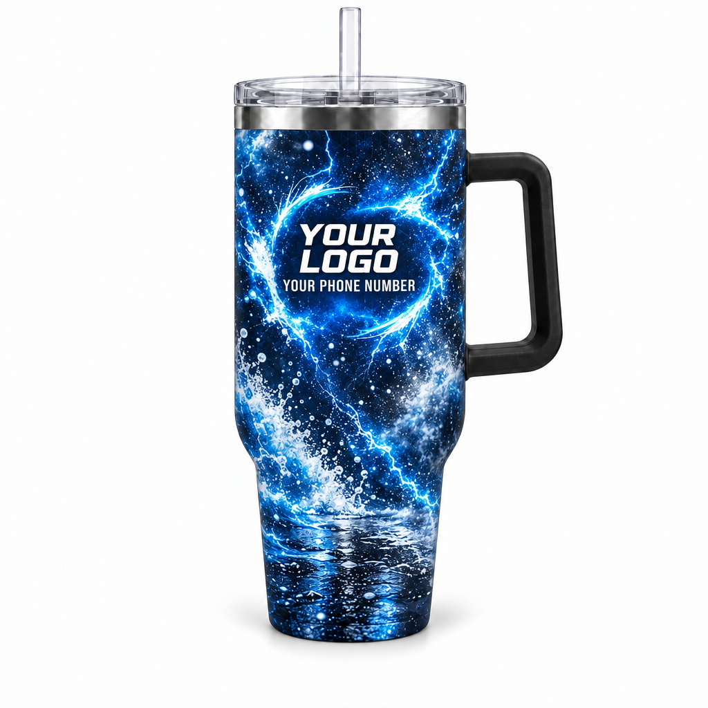PWN010 personalized tumbler 40oz front product mockup