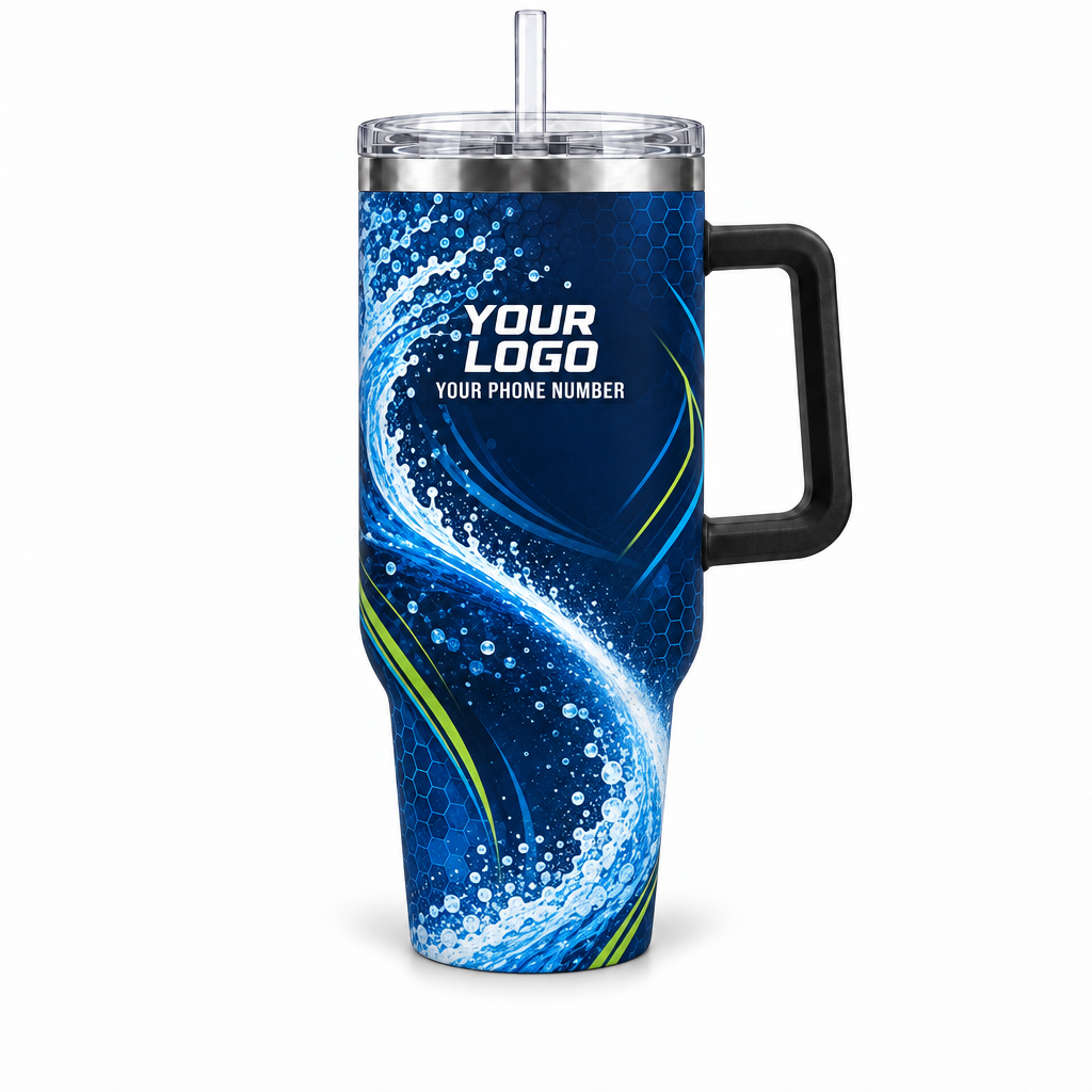 PWN011 personalized tumbler 40oz front product mockup