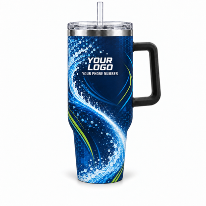PWN011 personalized tumbler 40oz front product mockup