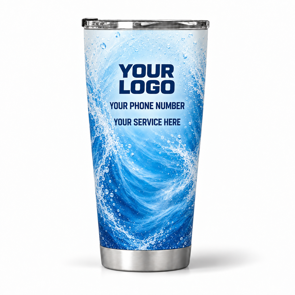 PWN012 personalized tumbler 20oz back product mockup