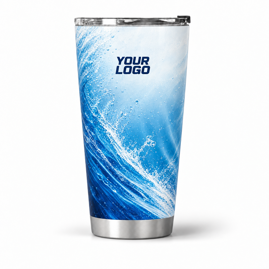 PWN012 personalized tumbler 20oz front product mockup