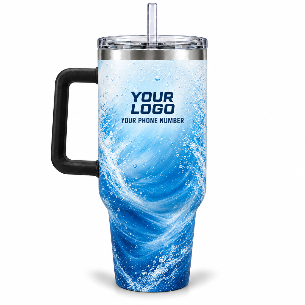 PWN012 personalized tumbler 40oz back product mockup
