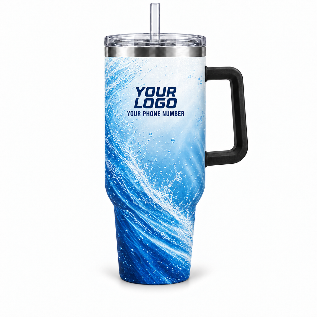 PWN012 personalized tumbler 40oz front product mockup