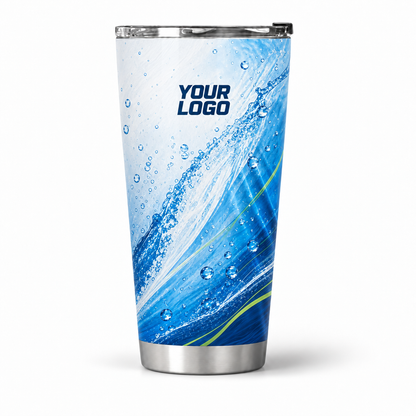 PWN013 personalized tumbler 20oz front product mockup
