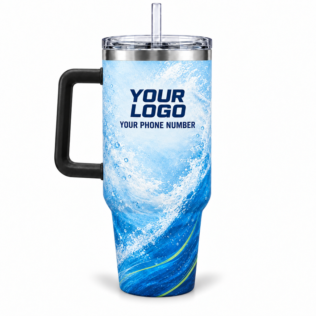 PWN013 personalized tumbler 40oz back product mockup