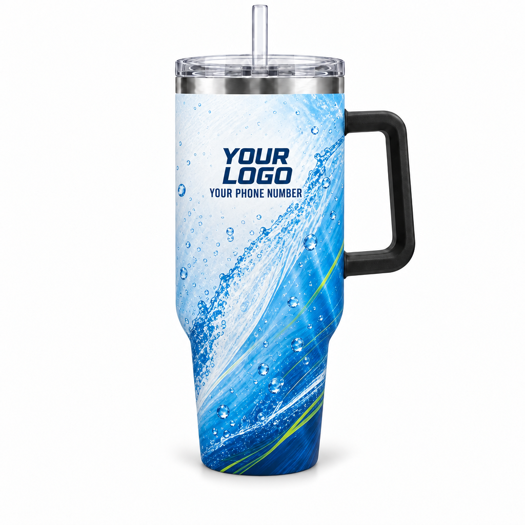 PWN013 personalized tumbler 40oz front product mockup