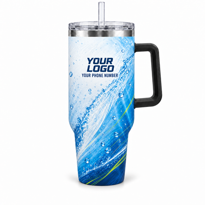 PWN013 personalized tumbler 40oz front product mockup