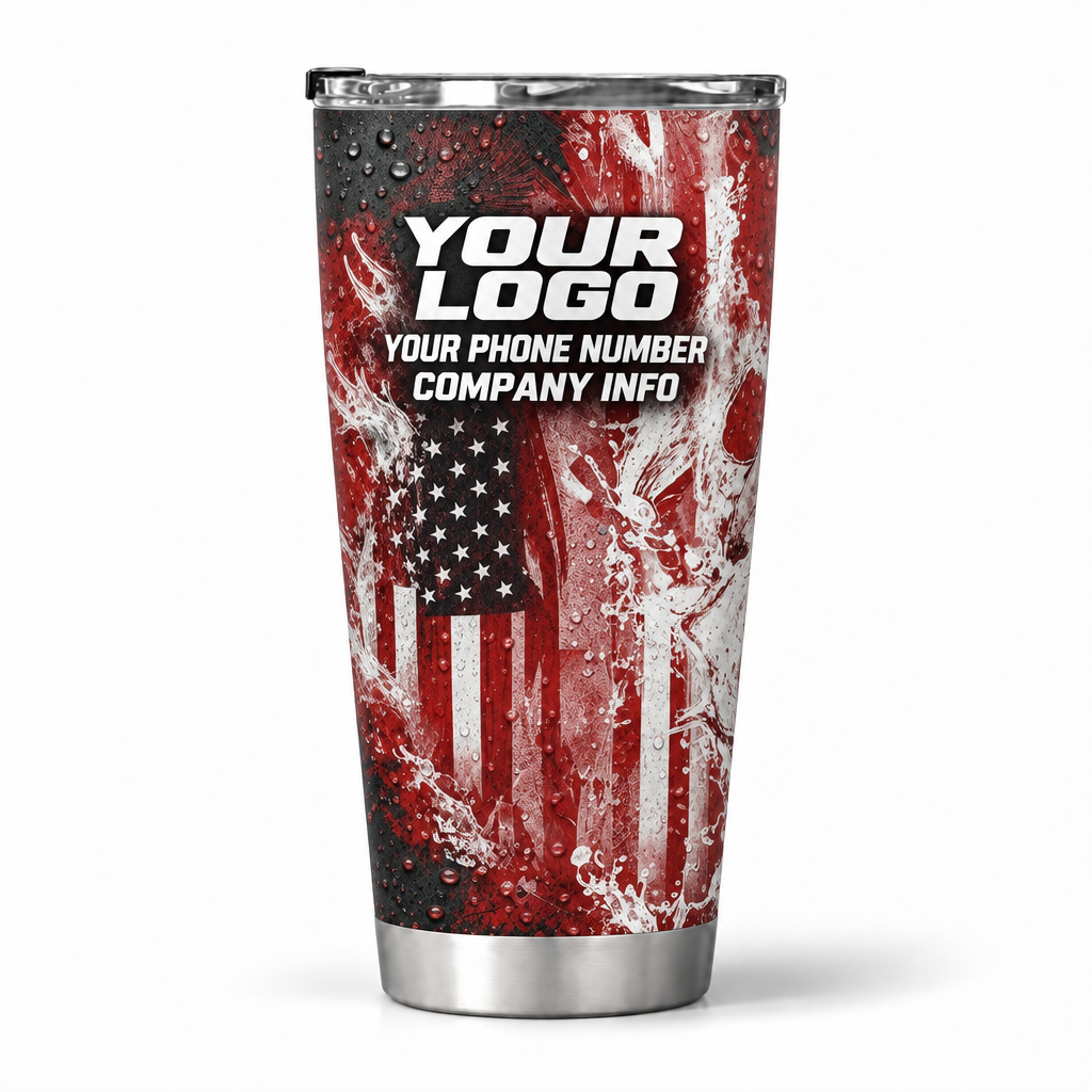 PWPP0001 personalized tumbler 20oz back product mockup