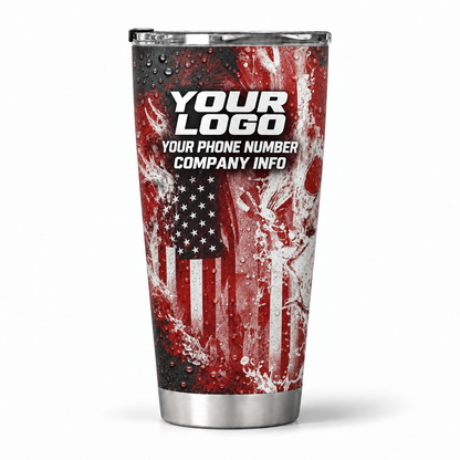 PWPP0001 personalized tumbler 20oz back product mockup