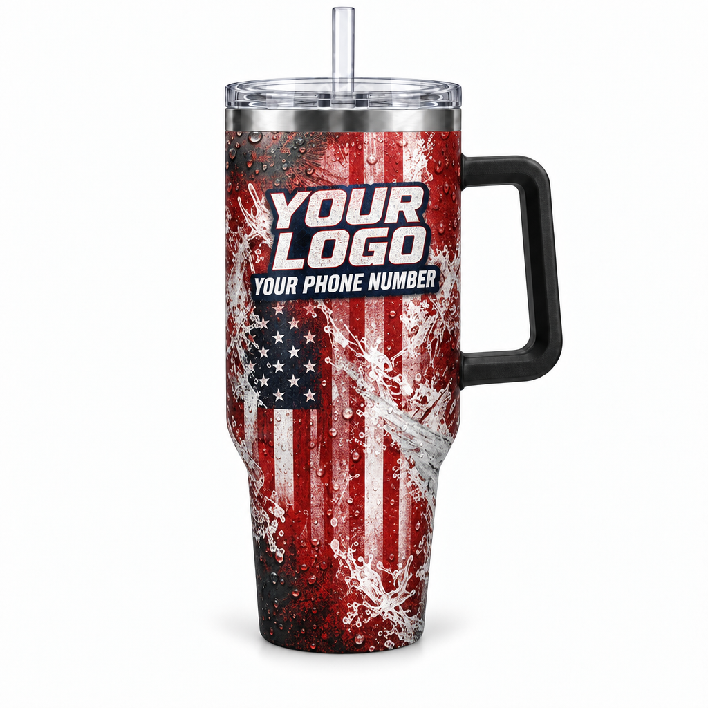 PWPP0001 personalized tumbler 40oz front product mockup