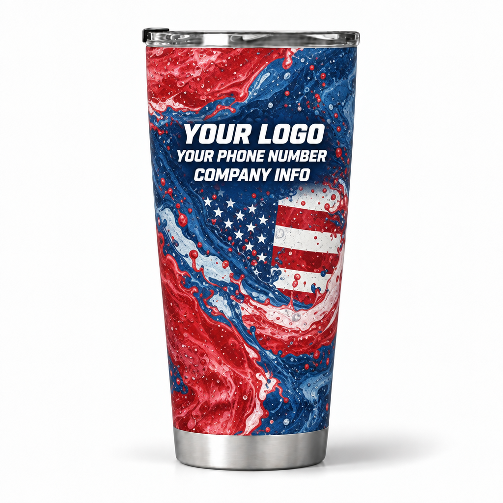 PWPP0003 personalized tumbler 20oz back product mockup
