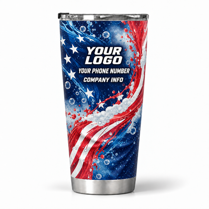 PWPP0004 personalized tumbler 20oz back product mockup