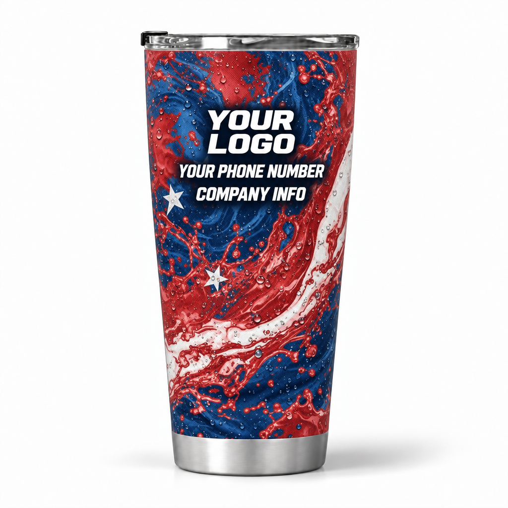PWPP0005 personalized tumbler 20oz back product mockup