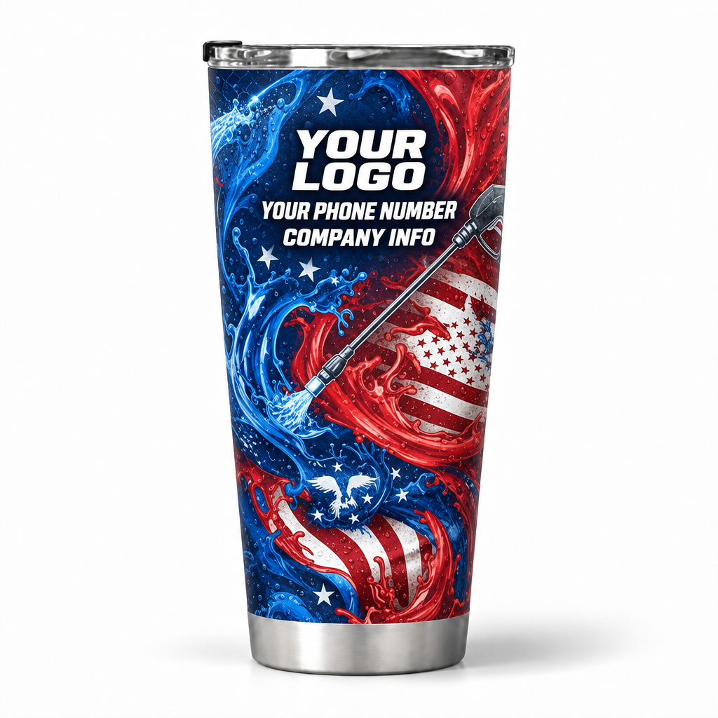 PWPP0006 personalized tumbler 20oz back product mockup