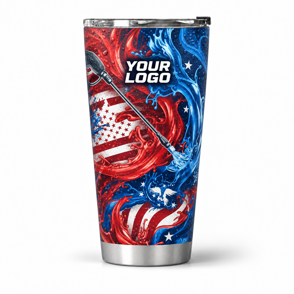 PWPP0006 personalized tumbler 20oz front product mockup