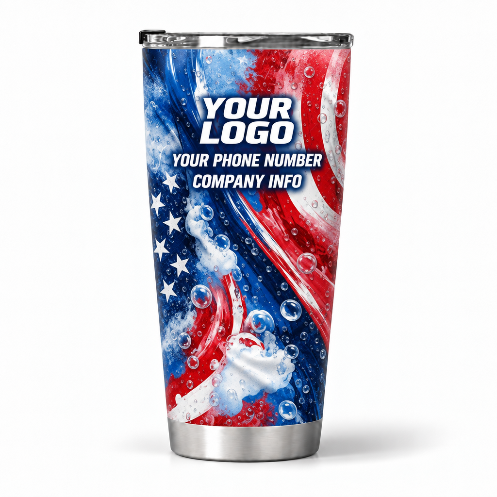 PWPP0008 personalized tumbler 20oz back product mockup