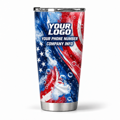 PWPP0008 personalized tumbler 20oz back product mockup