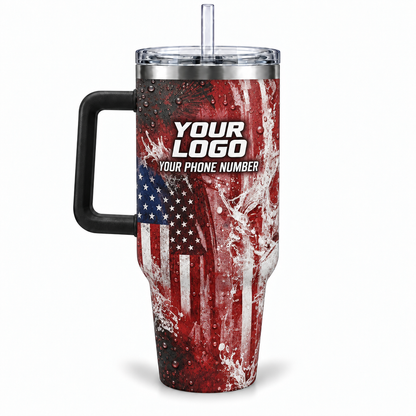 PWPP0010 personalized tumbler 40oz back product mockup